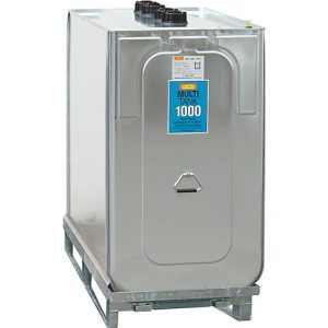 Schmierstofftank Multi-Tank, für Frisch- & Gebrauchtöl, inkl. verzinkter Auffangwanne, HDPE, 1000 l Kapazität Schmierstofftank Multi-Tank, für Frisch- & Gebrauchtöl, inkl. verzinkter Auffangwanne, HDPE, 1000 l Kapazität
