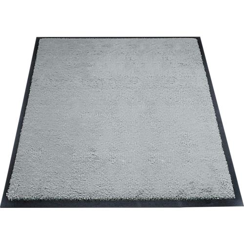 Schmutzfangmatte miltex Eazycare Style, eckig, antistatisch, UV-beständig, waschbar, High-Twist-Nylon & Niltrilgummi, 750 x 850 mm, verkehrsgrau