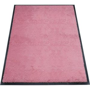 Schmutzfangmatte miltex Eazycare Style, eckig, antistatisch, UV-beständig, waschbar, High-Twist-Nylon & Niltrilgummi, 800 x 1200 mm, hellrosa Schmutzfangmatte miltex Eazycare Style, eckig, antistatisch, UV-beständig, waschbar, High-Twist-Nylon & Niltrilgummi, 800 x 1200 mm, hellrosa