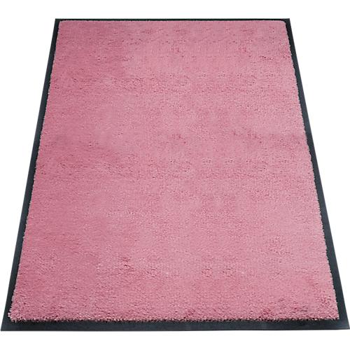 Schmutzfangmatte miltex Eazycare Style, eckig, antistatisch, UV-beständig, waschbar, High-Twist-Nylon & Niltrilgummi, 800 x 1200 mm, hellrosa