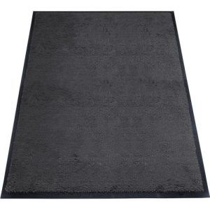 Schmutzfangmatte miltex Eazycare Style, eckig, antistatisch, UV-beständig, waschbar, High-Twist-Nylon & Niltrilgummi, 800 x 1200 mm, schwarzgrau Schmutzfangmatte miltex Eazycare Style, eckig, antistatisch, UV-beständig, waschbar, High-Twist-Nylon & Niltrilgummi, 800 x 1200 mm, schwarzgrau