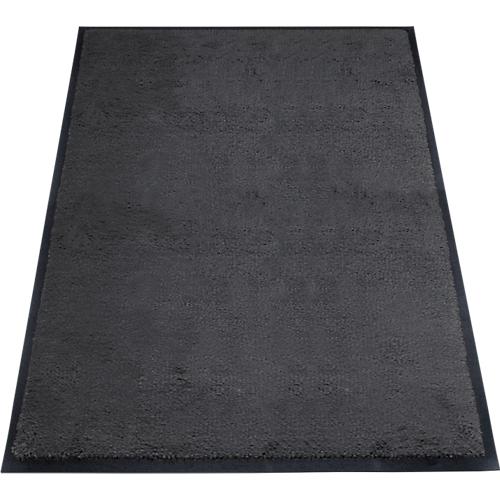 Schmutzfangmatte miltex Eazycare Style, eckig, antistatisch, UV-beständig, waschbar, High-Twist-Nylon & Niltrilgummi, 800 x 1200 mm, schwarzgrau