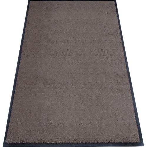Schmutzfangmatte miltex Eazycare Style, eckig, antistatisch, UV-beständig, waschbar, High-Twist-Nylon & Niltrilgummi, 850 x 1500 mm, graubraun