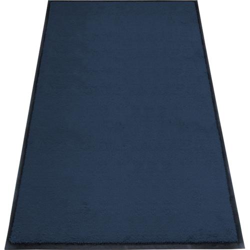 Schmutzfangmatte miltex Eazycare Style, eckig, antistatisch, UV-beständig, waschbar, High-Twist-Nylon & Niltrilgummi, 850 x 1500 mm, stahlblau