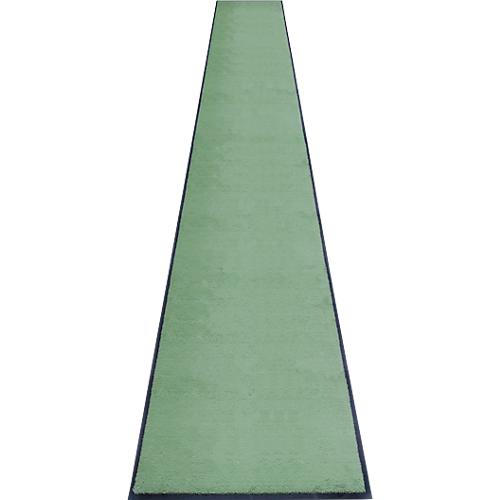 Schmutzfangmatte miltex Eazycare Style, eckig, antistatisch, UV-beständig, waschbar, High-Twist-Nylon & Niltrilgummi, 850 x 3000 mm, resedagrün