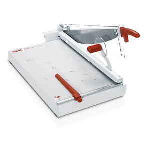 Schneidemaschine IDEAL 1158, für bis zu 40 Blatt, Schnittlänge 580 mm, B 393 x T 790 x H 260 mm Schneidemaschine IDEAL 1158, für bis zu 40 Blatt, Schnittlänge 580 mm, B 393 x T 790 x H 260 mm