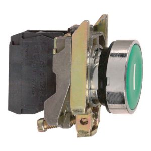 Schneider Electric Drucktaster flach, gn, 1S XB4BA31 Schneider Electric Drucktaster flach, gn, 1S XB4BA31