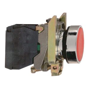 Schneider Electric Drucktaster flach, rt, 1Ö XB4BA42 Schneider Electric Drucktaster flach, rt, 1Ö XB4BA42