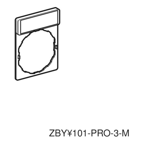 Schneider Electric Schildträger (O-I) ZBY2178