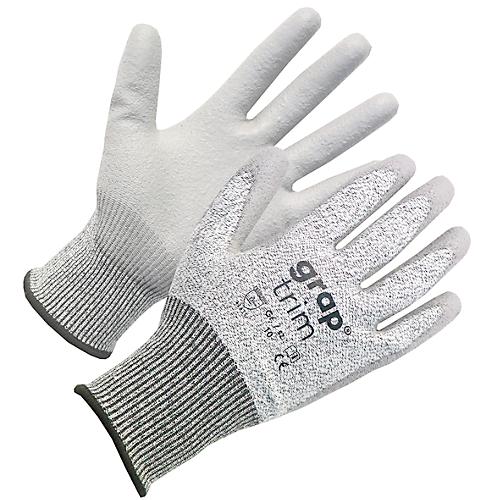Schnittschutzhandschuh PIP Grap Trim, Nylon/Glasfaser/Spandex, Feuchtigkeits- und UV-beständig, EN 388 (4 X 4 1 C), Größe 9, 1 Paar, grau