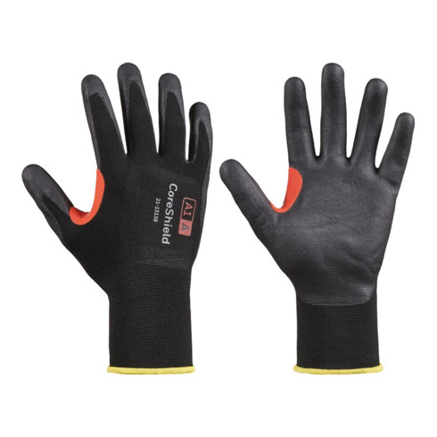Schnittschutzhandschuhe CoreShield 15G A1/A Gr.9 schwarz EN 388 PSA II 10 PA