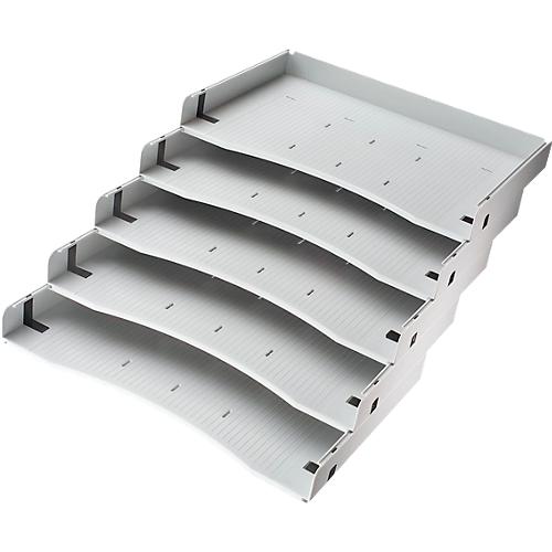 Schrägablage, DIN A4, für Rollcontainer, 5 Stück