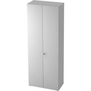 Schrank TOPAS LINE, Akten/Garderobenschrank, 6 Ordnerhöhen, B 800 mm, lichtgrau Schrank TOPAS LINE, Akten/Garderobenschrank, 6 Ordnerhöhen, B 800 mm, lichtgrau
