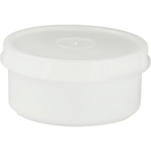 Schraubdose, rund, 250 ml, ø 104 x H 50 mm Schraubdose, rund, 250 ml, ø 104 x H 50 mm