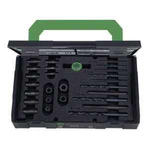 Schraubenausdrehersatz 49-U-B M 5-M 16 25-tlg.inkl.passende HSS Bohrer KUKKO