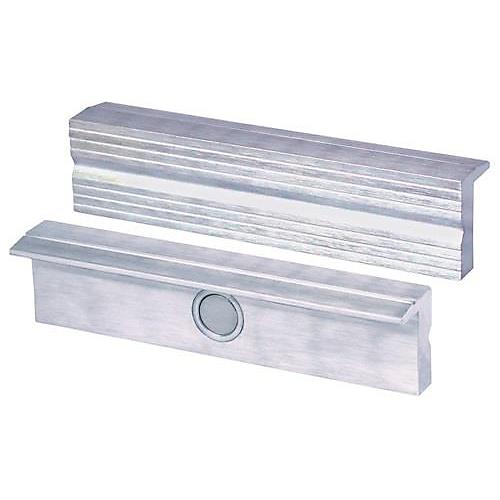 Schraubstockschutzbacke TYP N f.Backen-B.125mm Rillenprofil Alu.HEUER