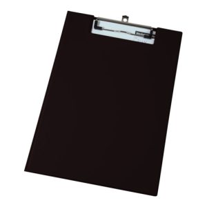 Schreibmappe Krt.m.ausziehb.Hakenöse DIN A4 schwarz VE 12 St.EICHNER