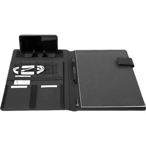 Schreibmappe Lightpak®, A4, Multifunktionsbänder, 1 Einsteckfach, Stifteschlaufe, Handy-/Tabletaufsteller, 1 Block, Magnetverschluss, RPET, anthrazit Schreibmappe Lightpak®, A4, Multifunktionsbänder, 1 Einsteckfach, Stifteschlaufe, Handy-/Tabletaufsteller, 1 Block, Magnetverschluss, RPET, anthrazit