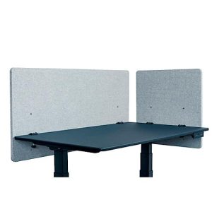 Schreibtisch-Trennwand Luxor, für Plattenstärke bis 40 mm, Klammerbefestigung, ca. 6 kg, B 1200 x T 20 x H 600 mm, recycelte Materialien, hellgrau Schreibtisch-Trennwand Luxor, für Plattenstärke bis 40 mm, Klammerbefestigung, ca. 6 kg, B 1200 x T 20 x H 600 mm, recycelte Materialien, hellgrau