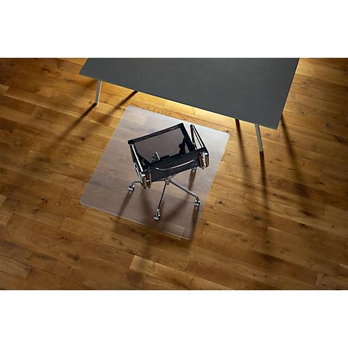 Schreibtischstuhl Unterlage ECO GRIP SOLID, für Hartböden, VAB®-Haftschicht, rutschfest & schwer entflammbar, 1100 x 1200 mm, PC & PUR, transparent