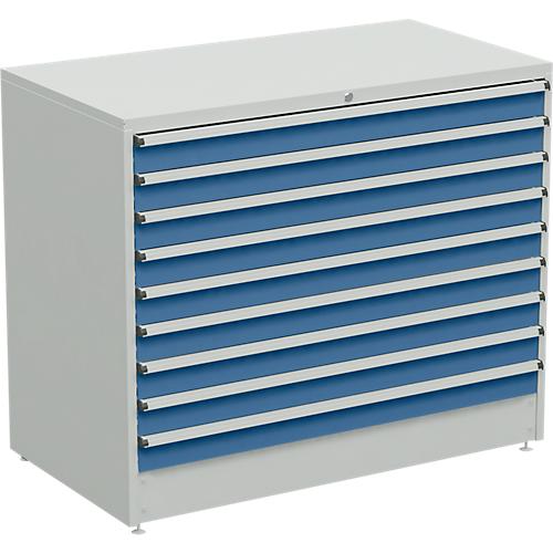 Schubladenschrank, 9 Schubladen, B 1330 x T 715 x H 1100 mm