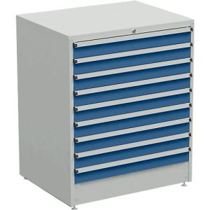 Schubladenschrank, 9 Schubladen, B 910 x T 715 x H 1100 mm Schubladenschrank, 9 Schubladen, B 910 x T 715 x H 1100 mm