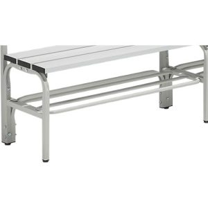 Schuhrost für Umkleidebank, Edelstahl, 1015 mm lang Schuhrost für Umkleidebank, Edelstahl, 1015 mm lang