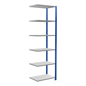 Schulte Anbauregal Steckregal MULTIplus150 2500 x 750 x 500 mm 6 Fachböden Kreuzstrebe RAL 5010 enzianblau/verzinkt/verzinkt Schulte Anbauregal Steckregal MULTIplus150 2500 x 750 x 500 mm 6 Fachböden Kreuzstrebe RAL 5010 enzianblau/verzinkt/verzinkt