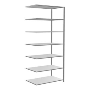 Schulte Anbauregal Steckregal MULTIplus150 3000 x 1300 x 800 mm 7 Fachböden Kreuzstrebe verzinkt
