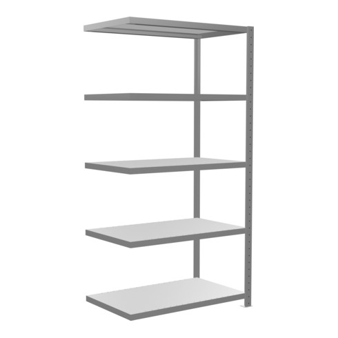 Schulte Anbauregal Steckregal MULTIplus330 2000 x 1000 x 600 mm 5 Fachböden Kreuzstrebe verzinkt