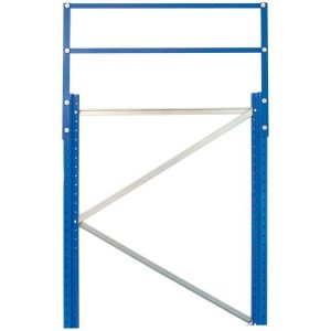 Schulte Lagertechnik Diagonalstrebe für Rahmenfachwerke S610-M18-U, L 1194 mm, für Rahmentiefe 1100 mm, verzinkt Schulte Lagertechnik Diagonalstrebe für Rahmenfachwerke S610-M18-U, L 1194 mm, für Rahmentiefe 1100 mm, verzinkt