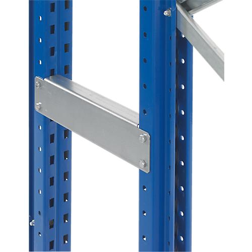 Schulte Lagertechnik Distanzstück für Paletten-Doppelregale, Distanzabstand 250 mm, verzinkt