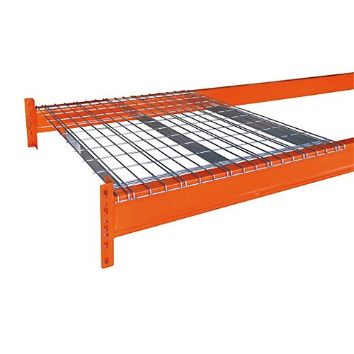 Schulte Lagertechnik Drahtgitterauflagen für Palettenregale, T 1100 mm, für Holmtiefe 50 mm, Holmlänge 3600 mm, verzinkt, 4 Stück