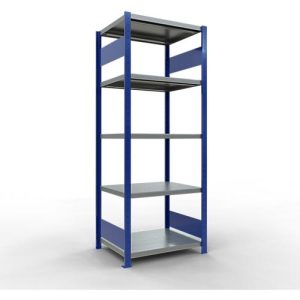 Schulte Lagertechnik Fachbodenregal-Stecksystem MULTIplus 250, Grundregal, Längenriegel, 2000x750x600 mm, 5 Böden, enzianblau/verzinkt Schulte Lagertechnik Fachbodenregal-Stecksystem MULTIplus 250, Grundregal, Längenriegel, 2000x750x600 mm, 5 Böden, enzianblau/verzinkt