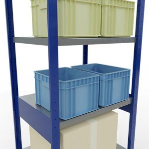 Schulte Lagertechnik Fachbodenregal-Stecksystem MULTIplus 250, Grundregal, Längenriegel, 2500x750x600 mm, 6 Böden, enzianblau/verzinkt Schulte Lagertechnik Fachbodenregal-Stecksystem MULTIplus 250, Grundregal, Längenriegel, 2500x750x600 mm, 6 Böden, enzianblau/verzinkt