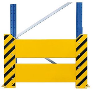 Schulte Lagertechnik Rammschutzwand für Doppel-Palettenregale, H 400 mm, für Regaltiefe 1100 + 200 + 1100 mm, gelb/schwarz Schulte Lagertechnik Rammschutzwand für Doppel-Palettenregale, H 400 mm, für Regaltiefe 1100 + 200 + 1100 mm, gelb/schwarz