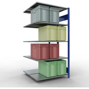 SCHULTE Lagertechnik – Stecks.Doppelanbauregal Typ 150 – 2000x1000x2x500 mm 2×5 Böden SCHULTE Lagertechnik – Stecks.Doppelanbauregal Typ 150 – 2000x1000x2x500 mm 2×5 Böden