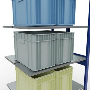 SCHULTE Lagertechnik – Stecks.Doppelanbauregal Typ 150 – 2500x1000x2x400 mm 2×6 Böden SCHULTE Lagertechnik – Stecks.Doppelanbauregal Typ 150 – 2500x1000x2x400 mm 2×6 Böden
