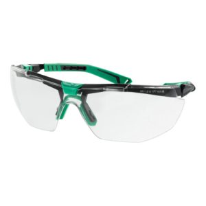 Schutzbrille 5X1030000 EN 166,EN 170 FT KN Bügel dunkelgrau/grün,Scheibe klar Schutzbrille 5X1030000 EN 166,EN 170 FT KN Bügel dunkelgrau/grün,Scheibe klar