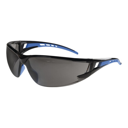 Schutzbrille Falcon 2 EN 166 Bügel blau,Scheibe getönt PC PROMAT