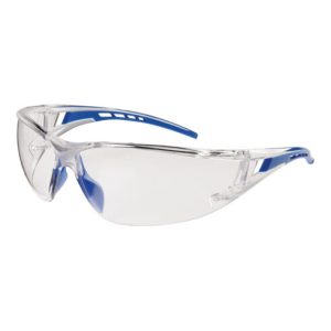 Schutzbrille Falcon 2 EN 166 Bügel blau,Scheibe klar PC PROMAT Schutzbrille Falcon 2 EN 166 Bügel blau,Scheibe klar PC PROMAT