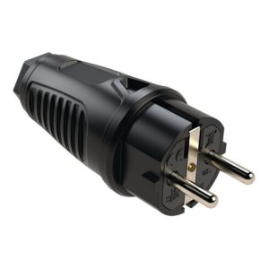 Schutzkon.st.10-/16 A 250 V schwarz IP44 VG Schutzkon.st.10-/16 A 250 V schwarz IP44 VG