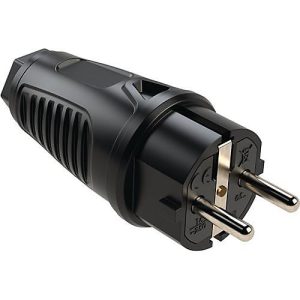 Schutzkon.st.10-/16 A 250 V schwarz IP44 VG Schutzkon.st.10-/16 A 250 V schwarz IP44 VG