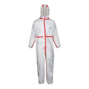 Schutzoverall CoverStar Plus® Gr.L weiß/rot PSA III COVERSTAR