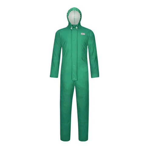 Schutzoverall Gr.L grün Decontex P100 PVC m.Kapuze KIND Typ 5/6