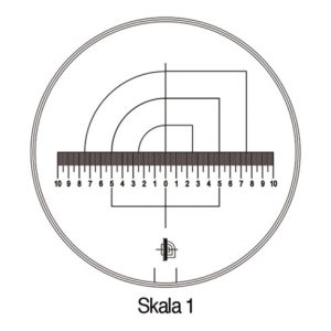 Schweizer Messskala Tech-Line Skala-D.25/2,5mm Duo-Skala 1-Standard Schweizer Messskala Tech-Line Skala-D.25/2,5mm Duo-Skala 1-Standard