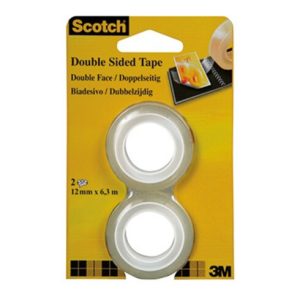 Scotch Klebefilm 6651263 12mmx6,3m beidseitig klebend 2 St./Pack. Scotch Klebefilm 6651263 12mmx6,3m beidseitig klebend 2 St./Pack.