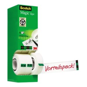 Scotch Klebefilm Magic 810 8-1933R8 19mmx33m 8 Rl./Pack. Scotch Klebefilm Magic 810 8-1933R8 19mmx33m 8 Rl./Pack.