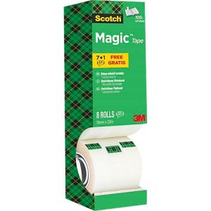 Scotch® Magic Klebeband S, 8 x 19 mm x 33 m, 8 Rollen Scotch® Magic Klebeband S, 8 x 19 mm x 33 m, 8 Rollen