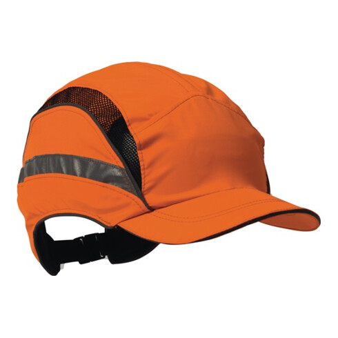 SCOTT Safety Anstoßkappe First Base 3 Classic Hi-Vis 52-65cm orange Mikrofaser EN812:A1 EN471